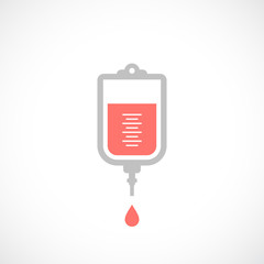 Iv bag vector logo