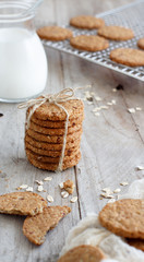 Homemade oatmeal cookies