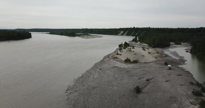 Fluss in Kanada/ Wildcamping