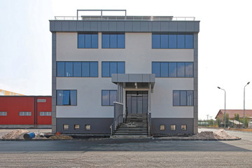 Fototapeta na wymiar New Company Building Exterior