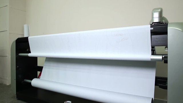 Industrial plotter printer