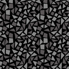 Random geometric background. Seamless pattern.Vector. ランダム幾何学パターン