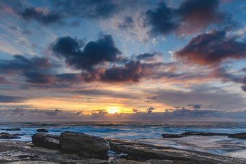 An Atmospheric Sunrise Seascape