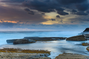 An Atmospheric Sunrise Seascape