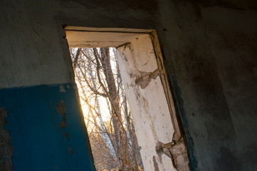 unfinished abandoned building