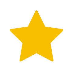 Star Icon. Vector Shape.