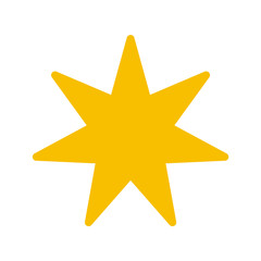 Star Icon. Vector Shape.