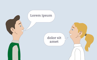 two best friends tell about something