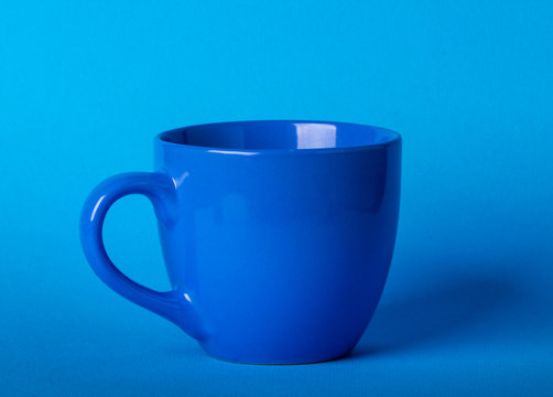 Blue Mug Cup Background
