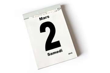 2. Mars 2019