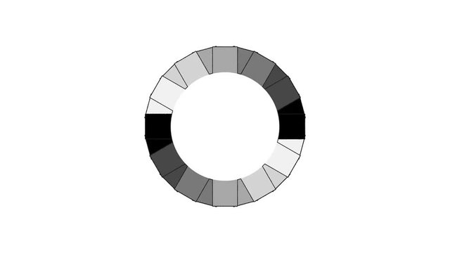 loading.
Icon of circle rotating in progress clockwise on white background