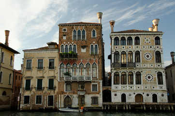 Scenic architecture along the Grand Canal