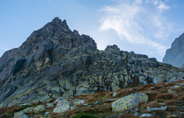 Monk's peak in the Polish Tatra Mountains.