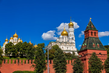 Fototapeta na wymiar Beautiful view of Moscow Kremlin, Russia