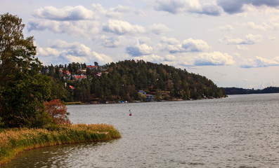 Houses near water