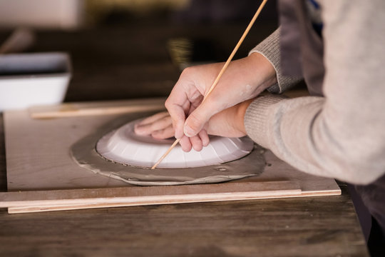 Diffrent stuff for ceramis' workshop for kids