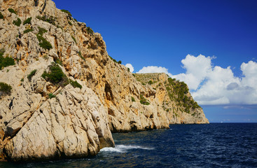 The northern coast of Mallorca, Formentor peninsula. Majorca, Balearic Islands, Spain.