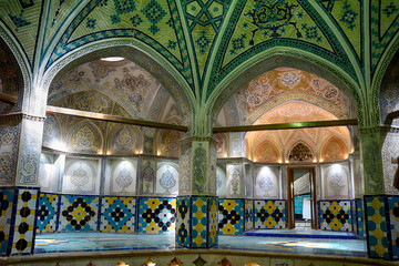 Fototapeta na wymiar Hammam-e Sultan Mir Ahmad, Kashan, Iran