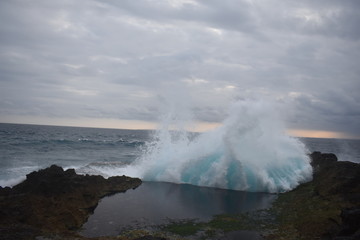 Wave in Nusa Lembongan