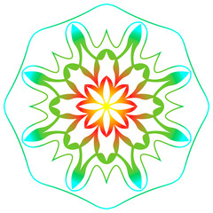 vector drawing mandala