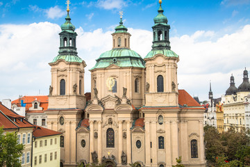 Church St. Nicolas in Prague, Czech Republic.