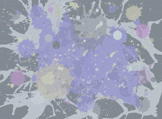 Watercolor paint splashes background