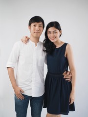 portrait of young couple