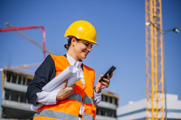 Young woman engineer