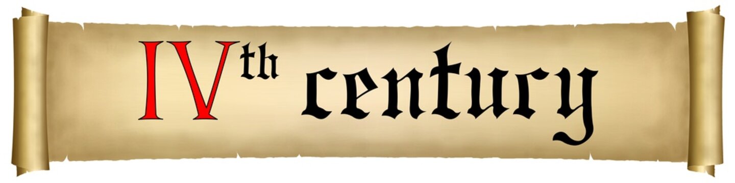 Parchment. 4th century