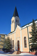 Arkhangelsk, Russia, old Lutheran church on Karl Marx street, the house 3. Former Archangelskaya church