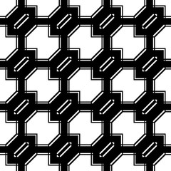 Design seamless monochrome grating pattern