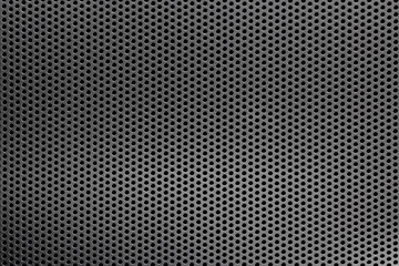 Black mesh screen background and texture with selective focus