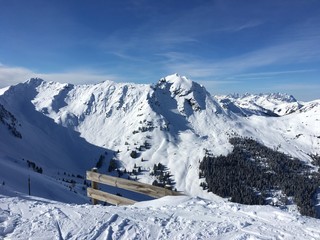 Fototapeta na wymiar Alpen Winter 2