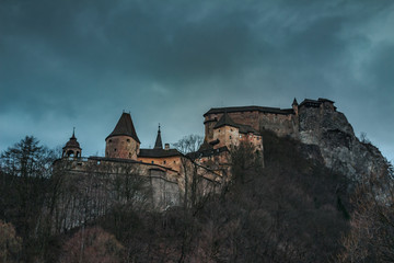 Fototapeta premium Orava Castle Epic landmark in Oravský Podzámok, Slovakia