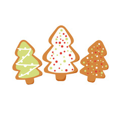 happy holidays post card illustration