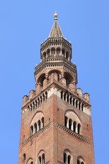 Bell tower of Cremona cathedral, Italy