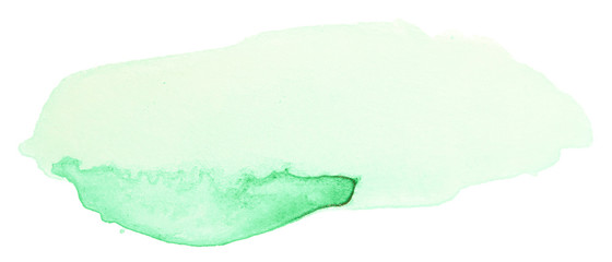 Watercolor stain green