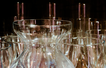 glasses stored at home