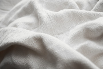 white cotton folds