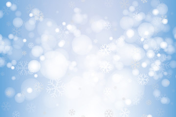 Vector of Christmas snowflakes for winter season.