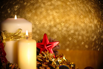 Golden Christmas decoration