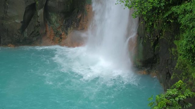 Rio Celeste waterfall in Costa Rica