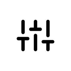 Sliders vector icon isolated on background. Trendy sweet symbol. Pixel perfect. illustration EPS 10.