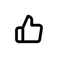 Thumbs up vector icon isolated on background. Trendy sweet symbol. Pixel perfect. illustration EPS 10.