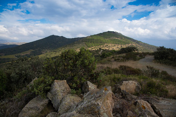 Landschaft in den Pyrenäen in Frankreich