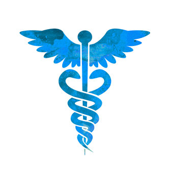 Medical Icon - Caduceus - Rod of Hermes
