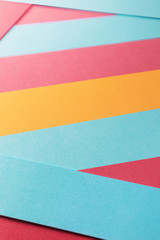 Geometric composition with colored elements, abstract background