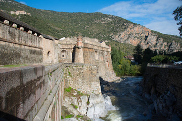 Vauban Festungsstadt Villefranche de Conflent in den Pyrenäen