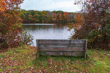 bench by the water new england