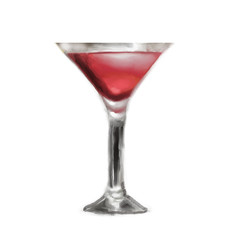 Cosmopolitan with white background